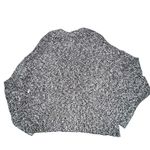 Frame  Oversized Marled Chunky Knit Cardigan Size Large Gray Black Sweater Button Photo 5