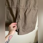 Democracy  Sleeveless Taupe Oversized Vest A Photo 3