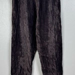 CP Shades Vintage  Brown Velvet Pull On Pants Size Small Photo 0