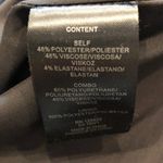 4c navy blue wrap dress with faux leather belt Size 2 Photo 5