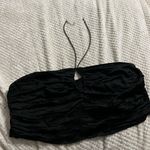 H&M XXL black cinched jewel chain halter top Photo 0