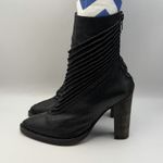 Free People  Woman's Sz 7.5 "Barleda"  Snake Skin Leather Ankle Boots EU 38 Photo 1