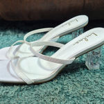 Lulus  White Clear Heels Photo 0