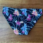 Roxy  Black Blue Pink Orange Floral Full Coverage Bikini Bottoms in Size Small Photo 1