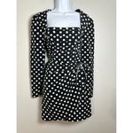 The East Order  AMY MINI POLKA DOT OPEN BACK LINEN WRAP DRESS EUC SIZE S‎ Photo 2