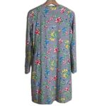 Ibkul ladies athletic long sleeve crew dress in Johanna floral sun protection S Black Photo 10