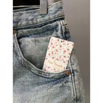 Free People  Taliesin Cutoff Denim Short Mid Blue Womens Size 24 Photo 6