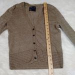 American Eagle  Outfitter AEO Size Small S Sparkle Shiny Sweater V Cut Button Top Photo 2