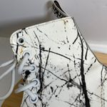 Dr. Martens Women US 6 EU 37 Black White Splatter Pascal Boots Patents Leather Photo 7