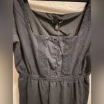 AQUA  For Bloomingdale’s Black Ruffle Embroidered Mini Dress Size M New W/ Tag Photo 2