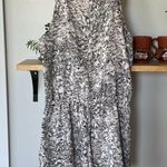 Forever 21 White and Navy Shorts Romper Jumpsuit One Piece Size Large Photo 2