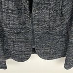 CAbi Mingle Tweed Textured Long Sleeves Half Zipper Blazer Jacket #723, Size 8 Photo 7