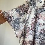 Pretty Little Thing cream Paisley print oversized shorts sleeveless shirts SZ 3X Photo 2