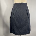 Elie Tahari  Bergdof Goodman Bow Waist A-Line Skirt Womens Size 8 Black Party Photo 3
