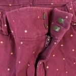 Old Navy  Burgundy Polka Dot Pixie Ankle Pants Photo 3