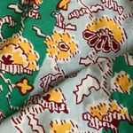 Rhodesia floral pockets maxi skirt looks great with a off shoulder blouse & belt Green Size L Photo 4