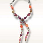 Free People  Beachriders Bolo Necklace in Bright  NWT Western Bohemian Statement Photo 3