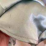 Birdy Grey Mia Shiny Satin Maxi Dress in Sea Glass Size Medium Photo 10