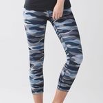 Lululemon Wunder Under Crop III Mini Coast Camo Deep Navy Multi size 6 Photo 0