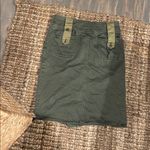 Miss Sixty Duo-Toned Army Green Cargo Pencil Skirt Size Medium Photo 10