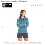 Kuhl Vara Hoody Tidal Wave Blue Activewear Sweatshirt Women’s XS Photo 9