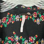 Free People Buttondown Shirt Dress Black Combo Small Photo 8