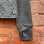 Gap  Brushed Tech Jersey Dark Heather Green Hoodie Photo 3