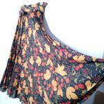 Elissa of California fall leaf print pleated skirt Orange Size undefined Photo 4