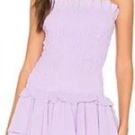 NBD  Strapless Mini Dress Lilac ruched small Photo 0