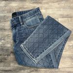 White House | Black Market WHBM Mid Rise Skinny Embellished Jeans sz 6 Photo 3