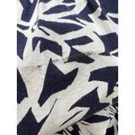 American Living Navy White Floral Fit & Flare Dress Belted Sleeveless Size 10 Photo 8