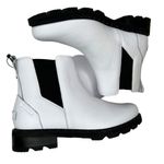 Sorel  Chelsea Lennox Lug Sole Ankle Boots White Leather Women’s Size 9.5 Photo 6