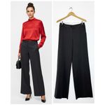 Armani Collezioni Armani Collezione Gray Wide Leg Trousers Size 6 (IT 42) Photo 1