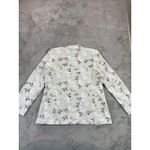 Joie NWT  Floral Linen Blend Blazer Jacket Women's L Neutral Beige‎ school Career Photo 7