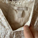 Banana Republic ☀️ Neutral/cream  animal print linen dress Photo 4