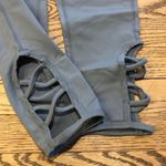 Alphalete Leggings High Rise Criss Cross Grey Photo 5