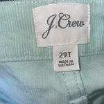J.Crew Women’s Sz 29 T Tall vintage slim-straight corduroy pant in Mint Green Photo 4