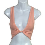 Urban Outfitters  Out From Under Wrap It Up Twist Peach Tank Top size XS/S Photo 0