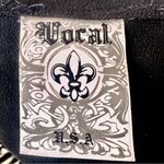 Vocal  Black Fringe Faux Suede Jacket Photo 14