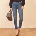 Reformation High Rise Skinny Jeans In Blue Size 24 Photo 10