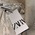 ZARA NWT  OVERSIZED BlOGGERS FAVE MAXI LONG COAT BEIGE SZ-XL Photo 11