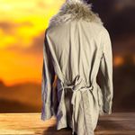 Anthropologie  Utility Jacket Fur-trimmed Parka Jacket Moss Green
Size XXS Photo 3