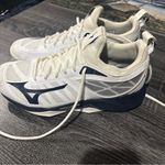 Mizuno White and Blue Athletic Sneakers Size 10 Photo 1