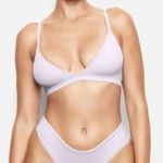 SKIMS  Fits Everybody Triangle Bralette Iris Mica Lavender, XXS NWT Photo 4