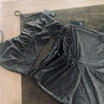 Wild Fable Womens XXL Solid- colored lurex glitter flare high rise pants Set Photo 8