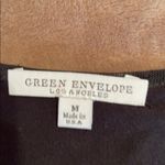 Green envision black top tank blouse Medium White Photo 3