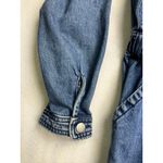 Old Navy Womens Denim Jumpsuit Utility Chambray Long Sleeve Blue Size 2X Photo 2
