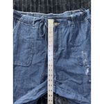 Tommy Hilfiger  Women's Denim Culottes Wide‎ Leg Cropped Drawstring Waist Sz XL Photo 7