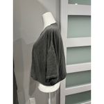 Blondie Rock Band Graphic Crop Top Distressed Grey S M Gray Photo 3