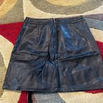 Robertson + Rodeo Mixology Black Faux Leather Mini Skirt High Waisted Lace Up XS Photo 3